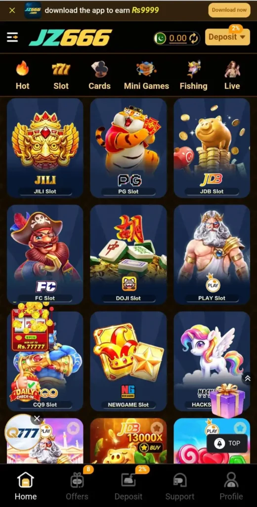 JJZZ 666 Game APP