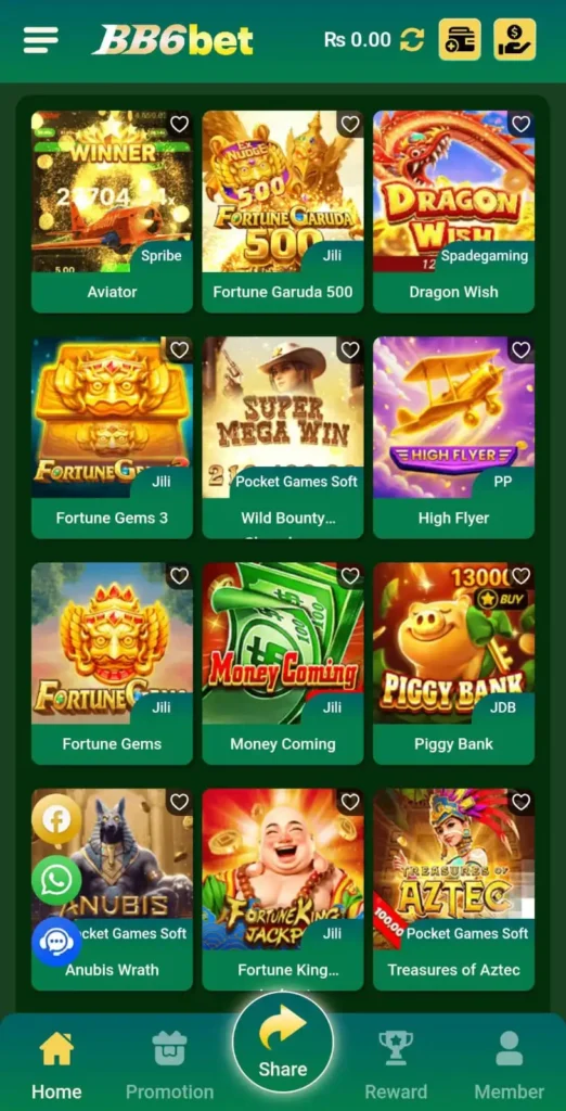 6BB Bet Game APK